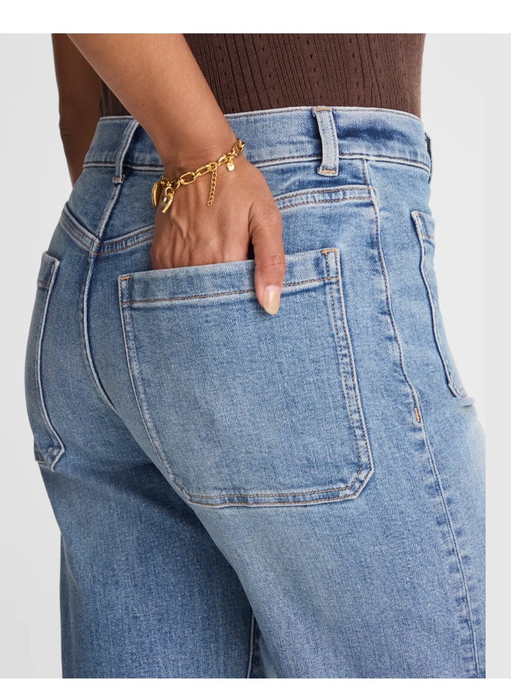Madewell Emmett Wide-Leg Full Length Jean Women’s Size 28 NEW Atlin Wash - Picture 3 of 11